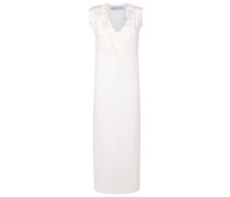 Maxikleid mit gerüschten Ärmeln