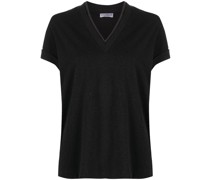 T-Shirt mit V-Ausschnitt