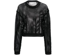 Pullover in Lochstrick