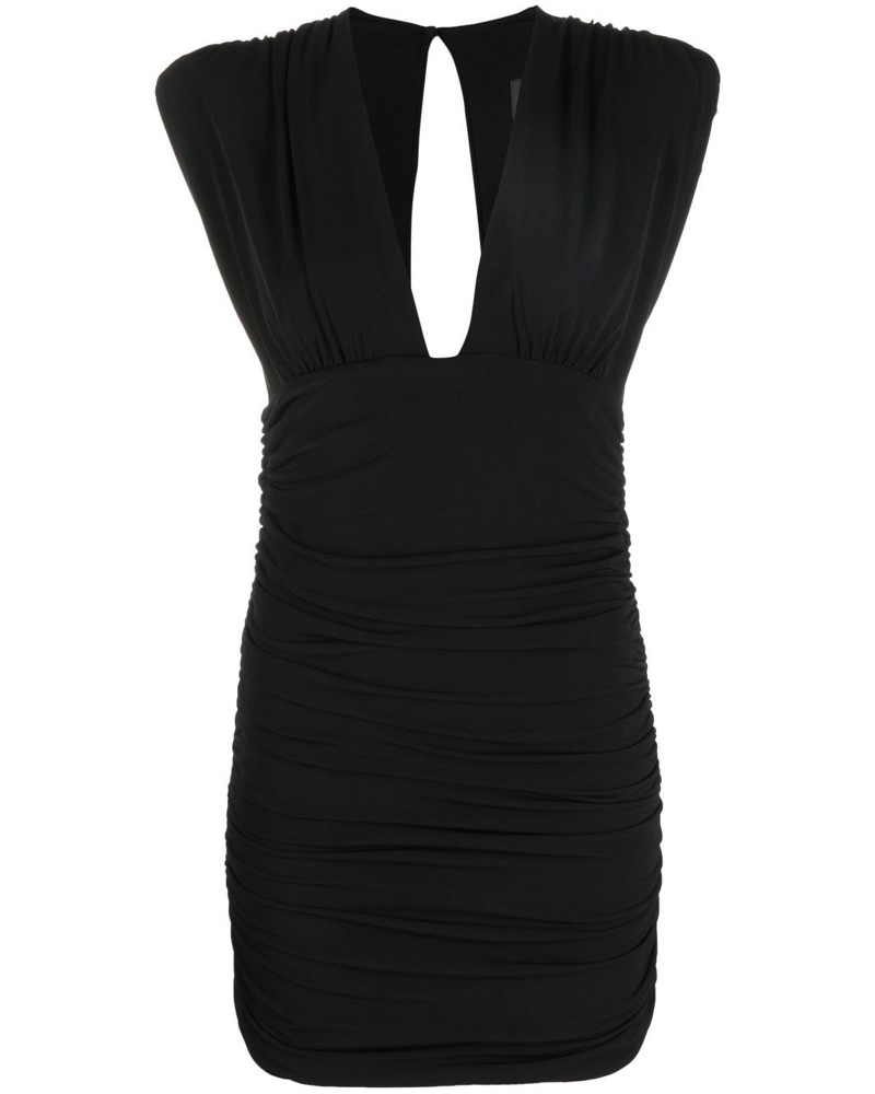 Philipp Plein Damen Minikleid mit V-Ausschnitt