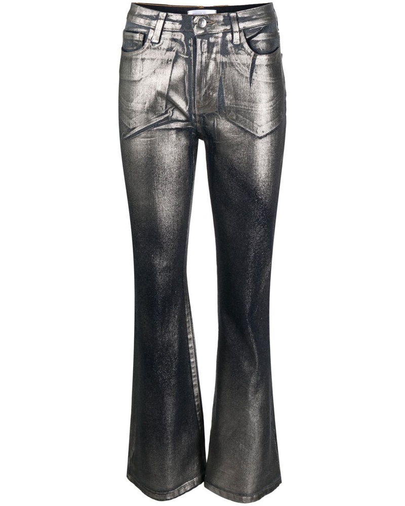 MADISON.MAISON Damen Jeans mit metallischen Details