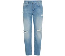 Tapered-Jeans im Distressed-Look