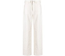 Gerade Hose mit Nadelstreifen