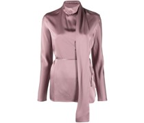 Bluse mit Schalkragen