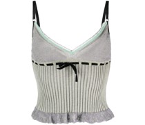 Ärmelloses Stricktop