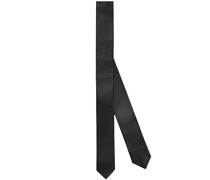 Krawatte aus Leder mit Logo