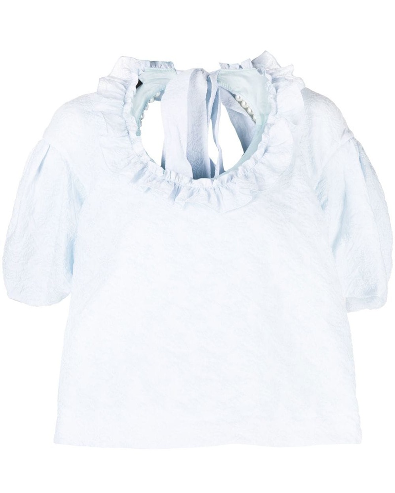 Simone Rocha Damen Oberteil mit Puffärmeln