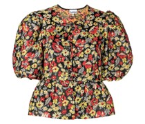 Bluse mit Blumen-Print