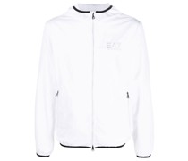 Kapuzenjacke mit Logo-Print