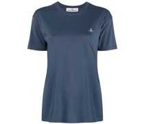 Besticktes T-Shirt aus Bio-Baumwolle