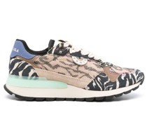 Sneakers mit Tiger-Print