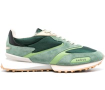 Venice suede-panel sneakers