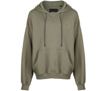 Hoodie mit Logo-Stickerei