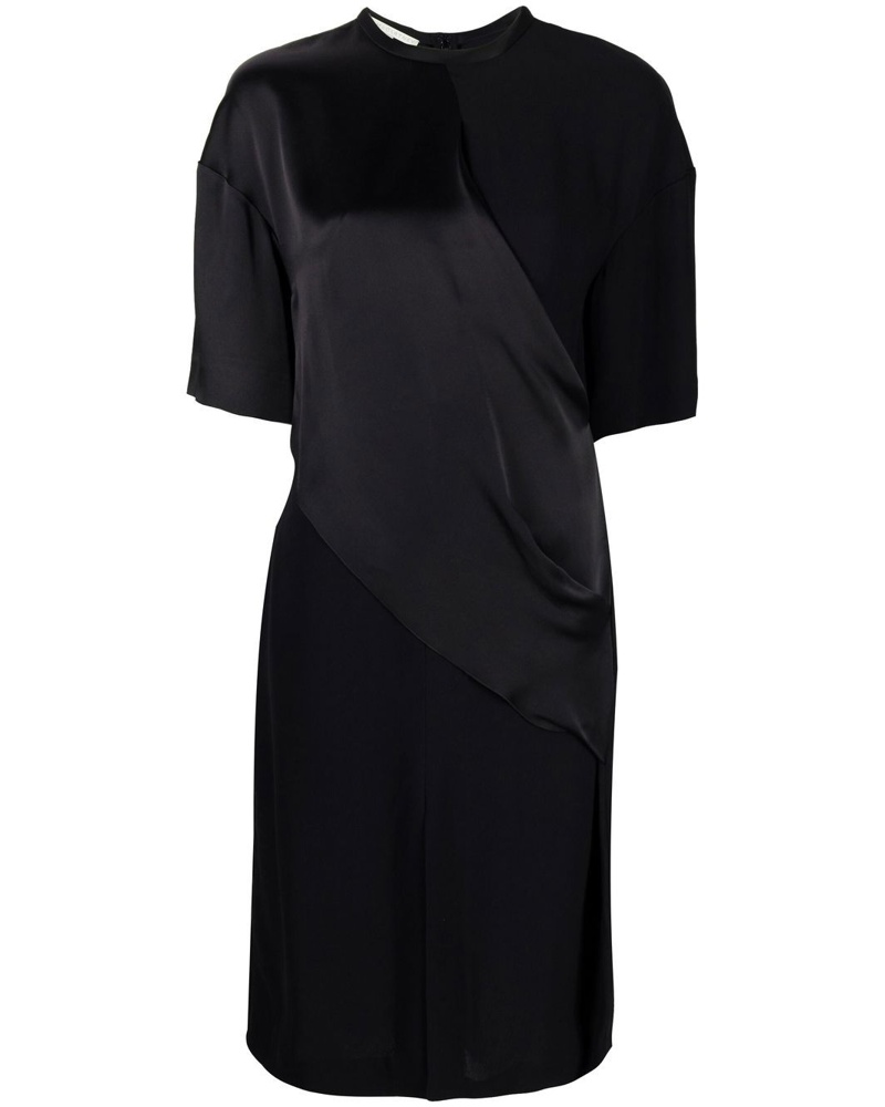 Stella McCartney Damen Drapiertes T-Shirtkleid