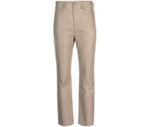 Gerade Gabry Hose aus Leder