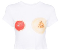 cropped organic cotton T-shirt