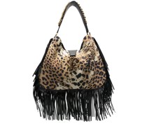 Schultertasche mit Jaguar-Print