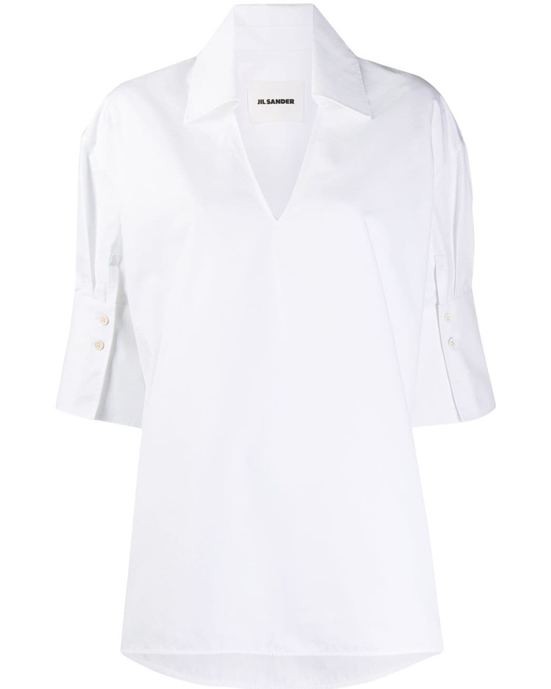 Jil Sander Damen Hemd mit offenem Kragen Jil Sander Damen Hemd mit offenem Kragen