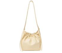 drawstring leather pouch bag