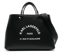 Shopper mit Logo-Print