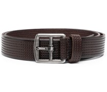 perforated-design leather belt