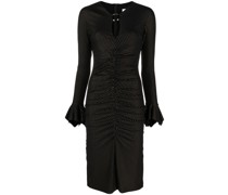Gestuftes Midikleid mit Nieten