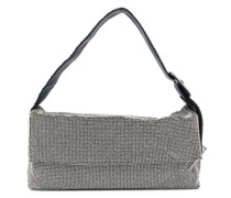 Schultertasche mit Kristallen