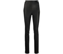 High-Waist-Hose mit Reißverschlussdetail