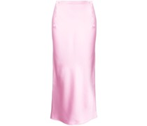 satin midi skirt