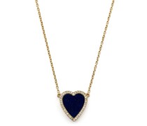 18kt Gelbgoldhalskette mit Diamanten