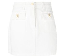Halbhoher Jeans-Minirock