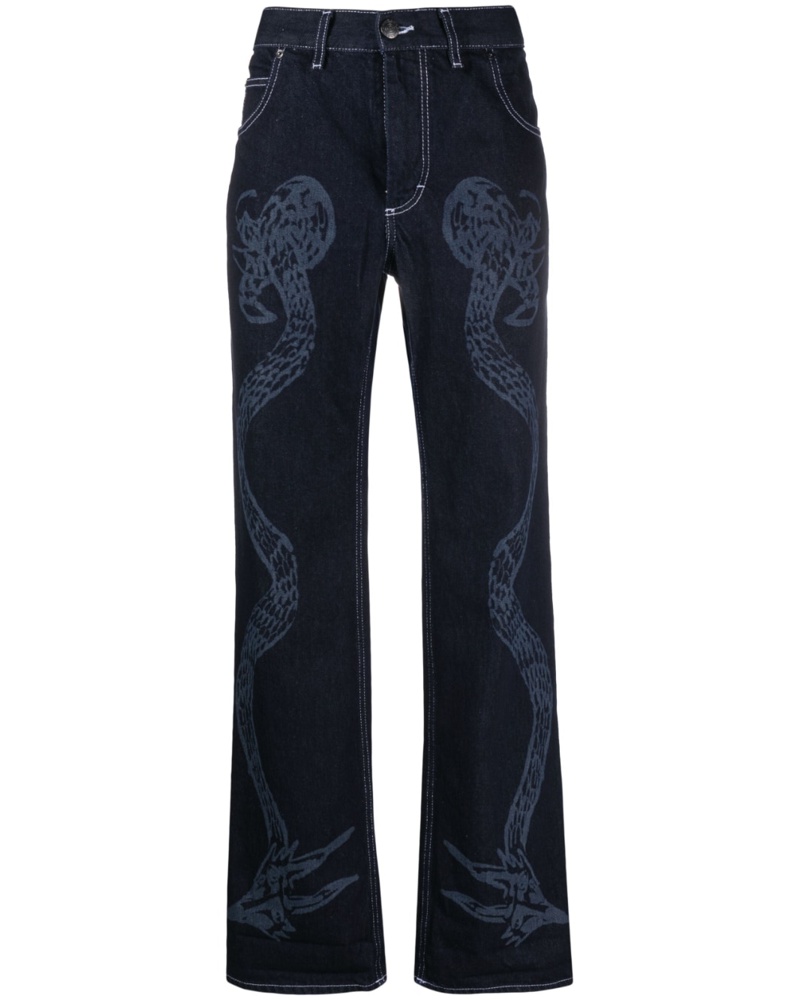 Charles Jeffrey Loverboy Damen Art Jeans