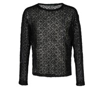 Pullover mit Overlock-Nähten