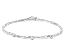 18kt Weißgoldarmband mit Diamanten
