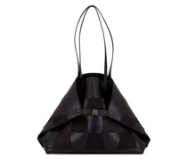 Schultertasche mit Schachbrettmuster