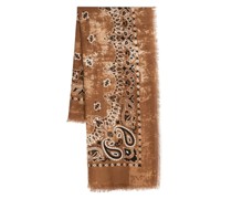 Jil Schal mit Batik-Print