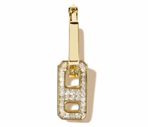 18kt Gelbgoldohrring mit Diamanten