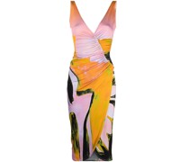 Trägerkleid mit grafischem Print