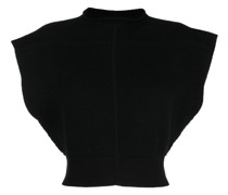 Cropped-Top mit angeschnittenen Ärmeln