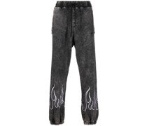 Jogginghose mit Logo-Stickerei