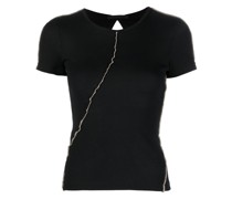 T-Shirt mit gedrehtem Detail