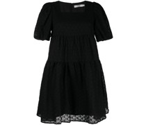 Kurzärmeliges Midikleid