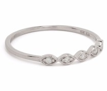 18kt Weißgoldring mit Diamanten