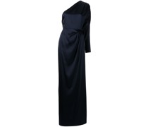 Asymmetrisches Seidenkleid