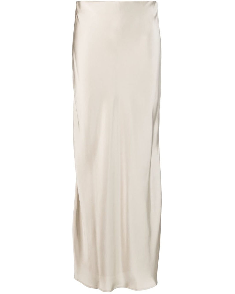 Brunello Cucinelli Damen High-Waist-Rock in Satinoptik