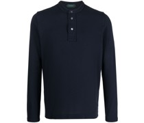 Klassisches Henley-Hemd