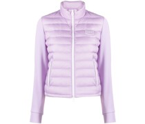 Gefütterte Jacke mit Logo-Patch