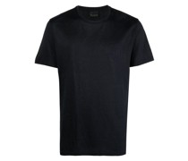 T-Shirt mit Logo-Stickerei