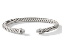 Cable Armspange mit Diamanten