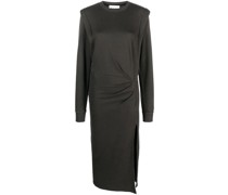 Midikleid mit Raffung